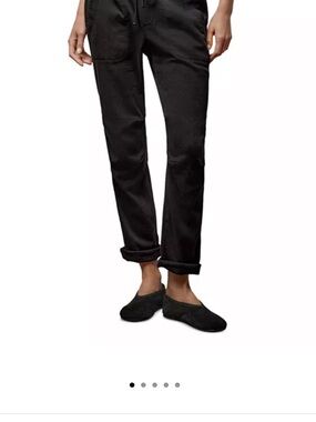 James Perse  Soft Drape Black Relaxed pants - Sz 1 / Sm